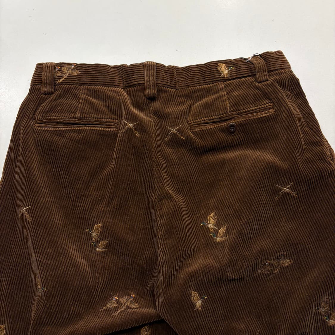 [32x34] 폴로랄프로렌 브라운 덕 코듀로이 자수 바지 C66 상품이미지4