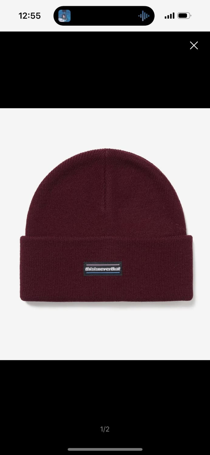 디스이즈네버댓 디네댓 비니 버건디 상품이미지1