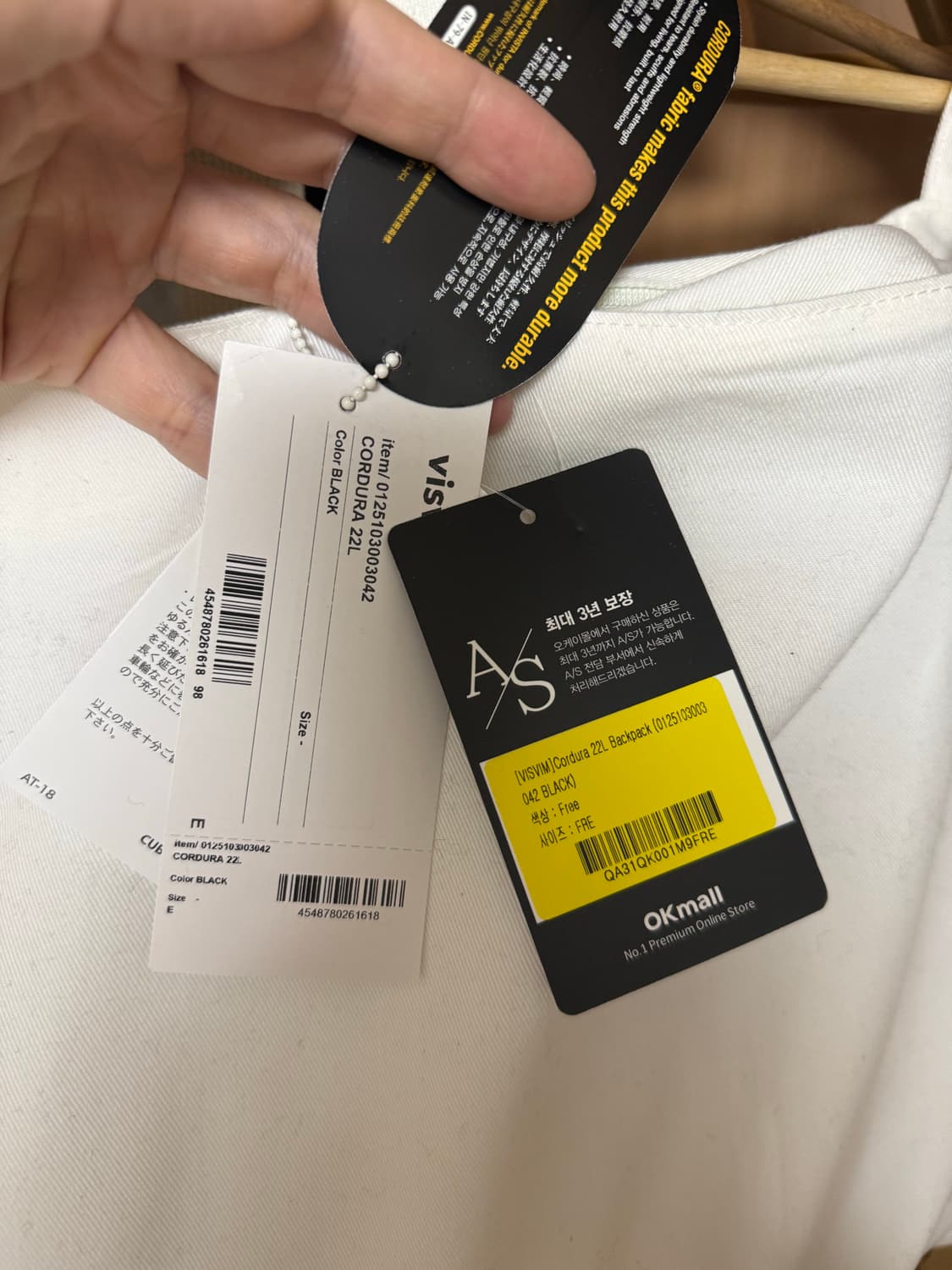 비즈빔 발리스틱 코듀라 22L 백팩 상품이미지8