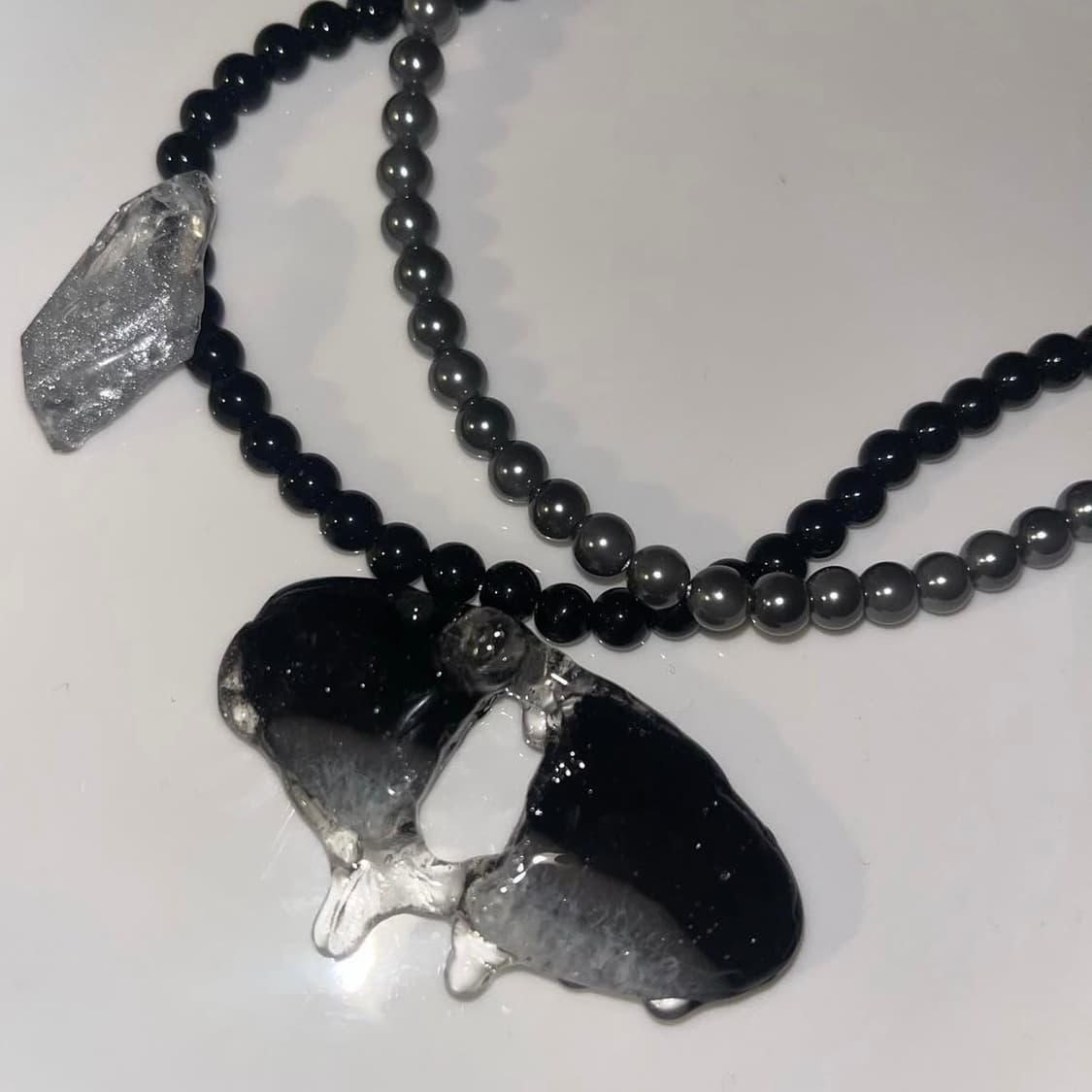 Black soap necklace 상품이미지1