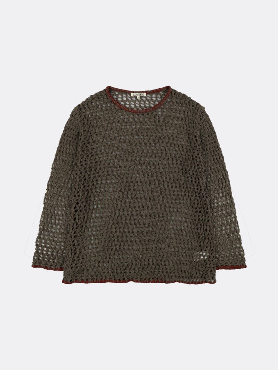 코이세이오 hole knit brown 상품이미지1