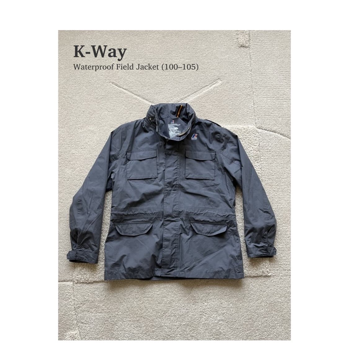 K-way 까웨 워터프루프 필드 자켓 (100-105) 상품이미지1