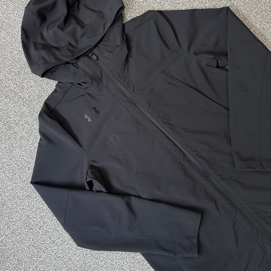 언더아머 여성 롱 후드 바람막이 상품이미지2