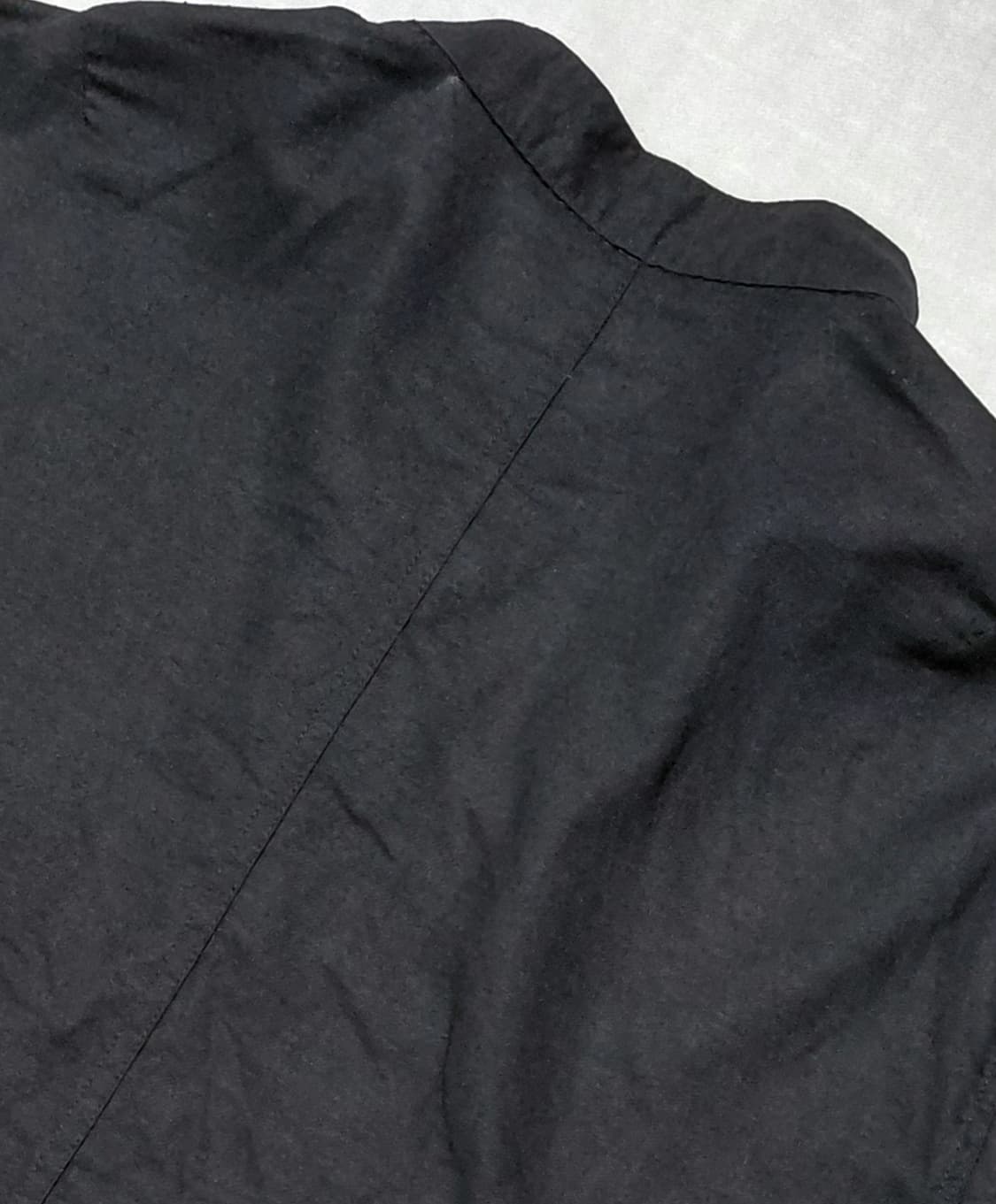 Oval Dice 린넨-코튼 차이나카라 7부소매 셔츠 (L) 상품이미지9