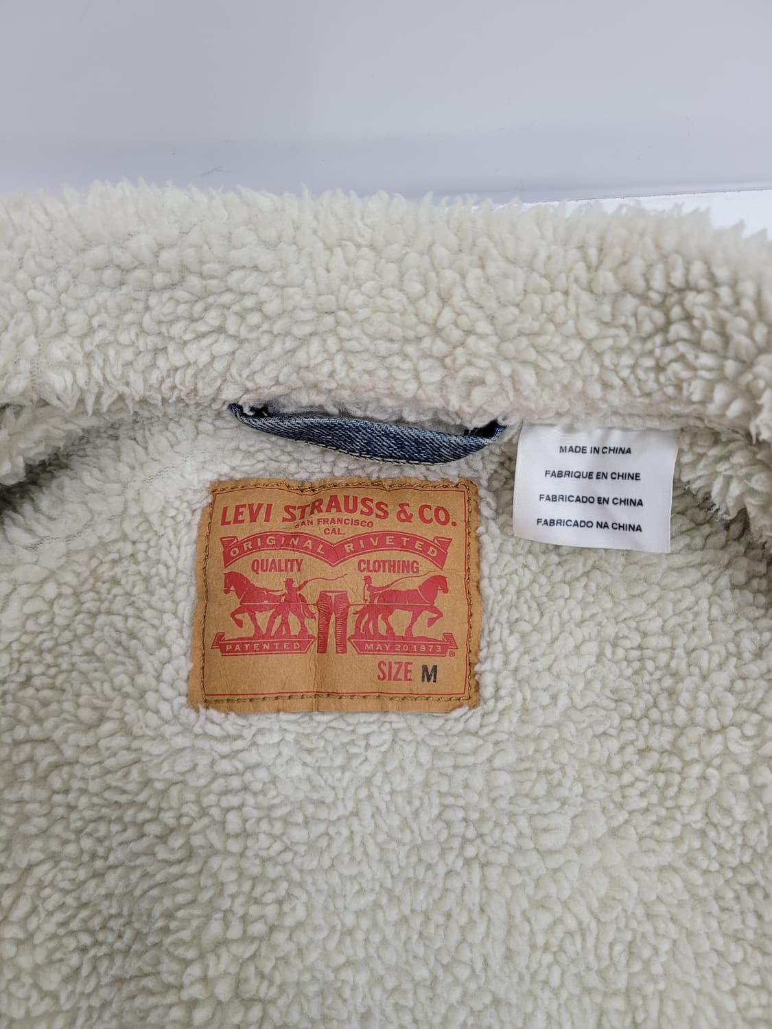 LEVI'S 리바이스 쉐르파 트러커 데님 자켓 / 남 M
 상품이미지7