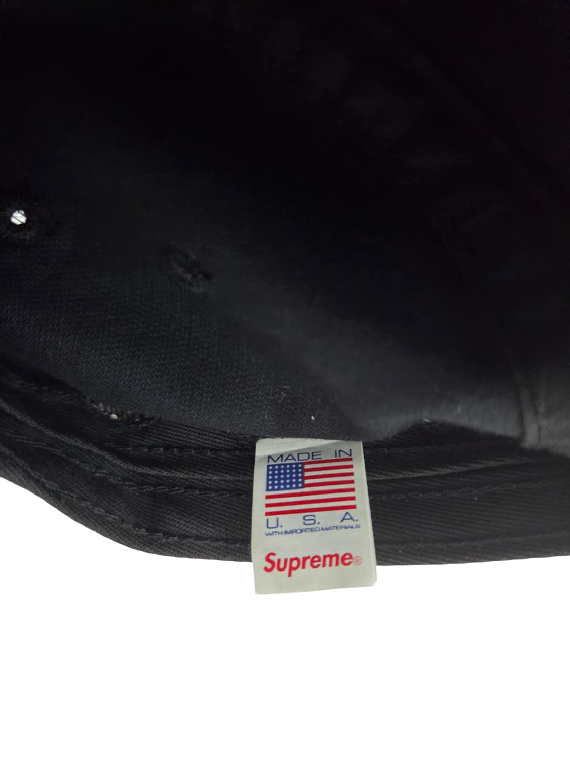 슈프림 코듀로이 캠프캡 블랙 상품이미지3