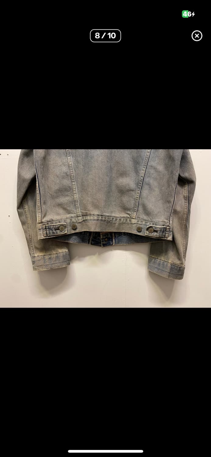 셀비지 데님 트러커 자켓 상품이미지8