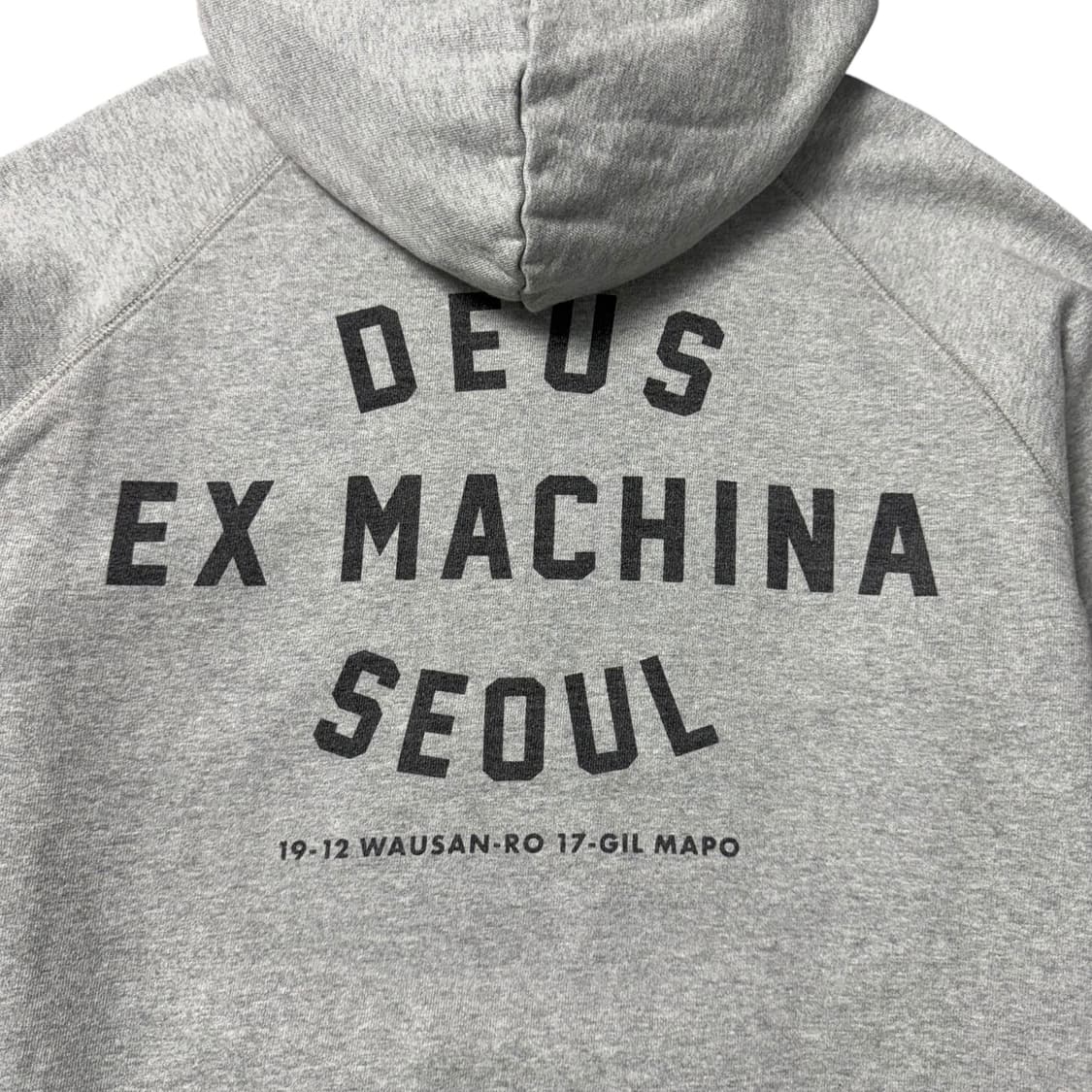 (M) 데우스 엑스 마키나 서울 어드레스 후드티 그레이 상품이미지2