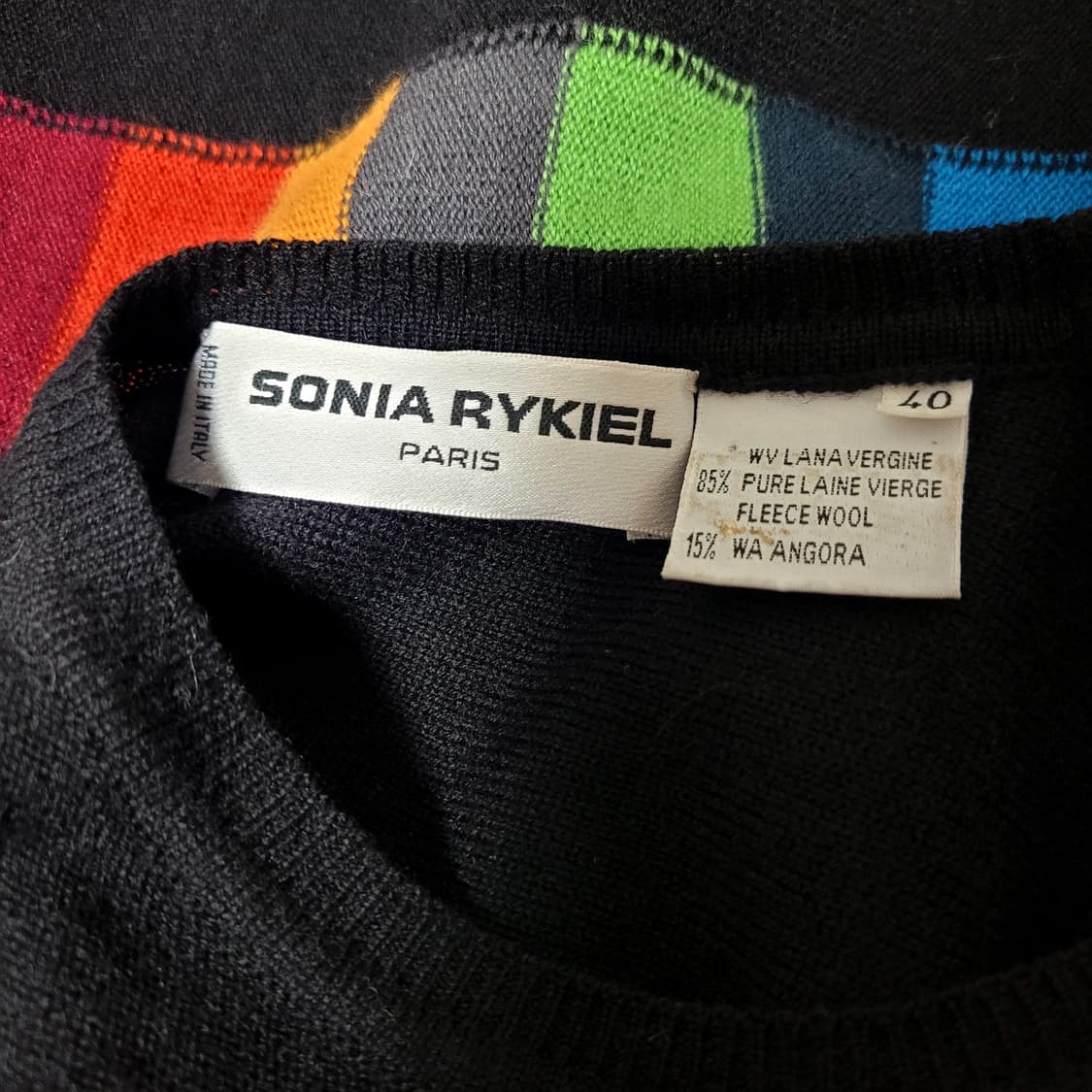 소니아리키엘 원피스 퓨어버진울85% 앙고라15% (55) 상태최상 상품이미지8