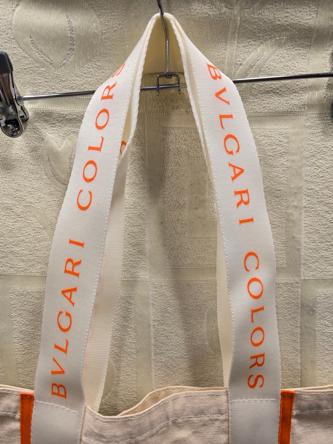 새상품) 불가리 컬러즈 캔버스 토트백 에코백 아이보리 상품이미지2