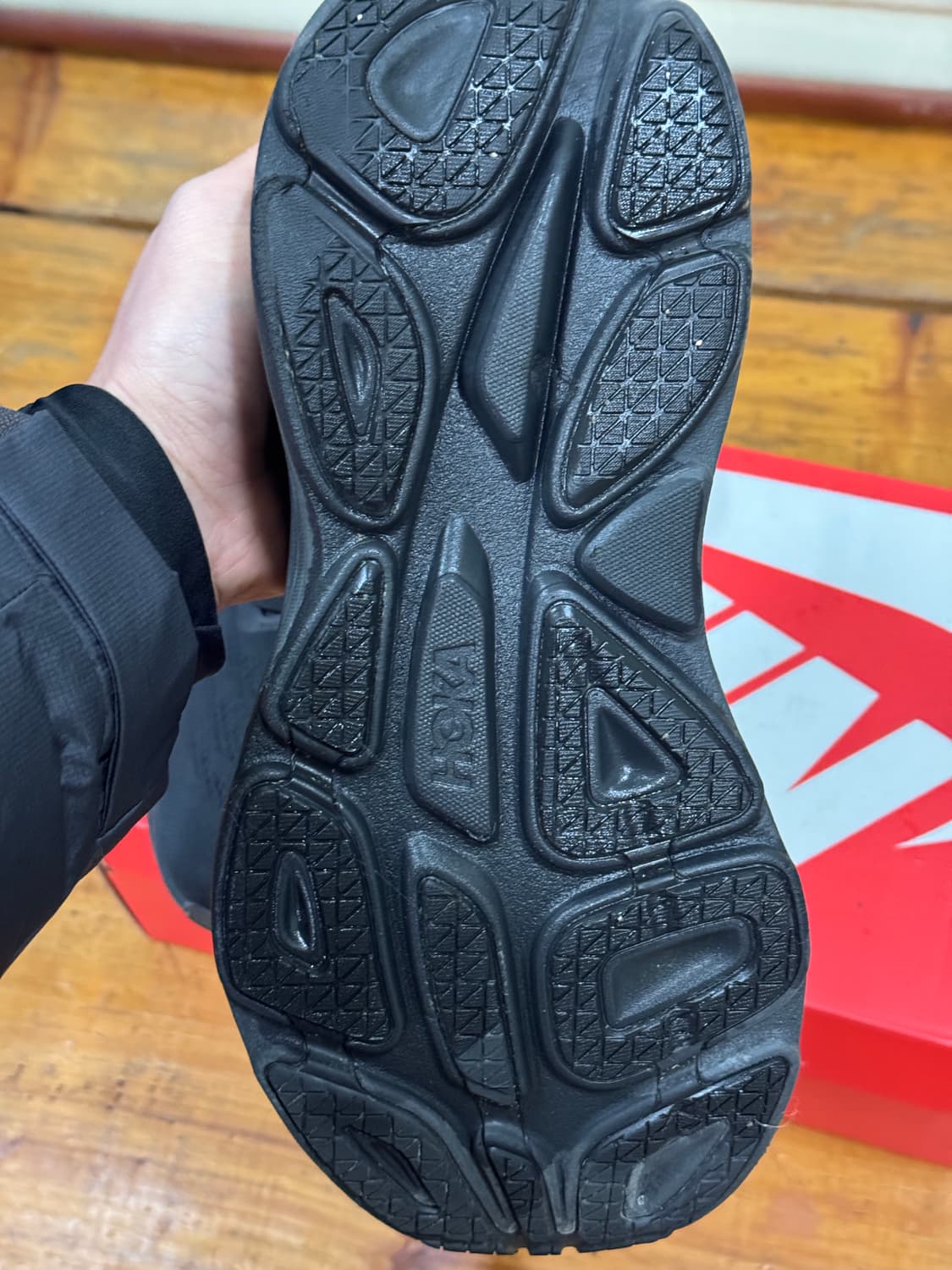 호카 본디8 블랙 와이드 275 깨끗해요. 상품이미지10