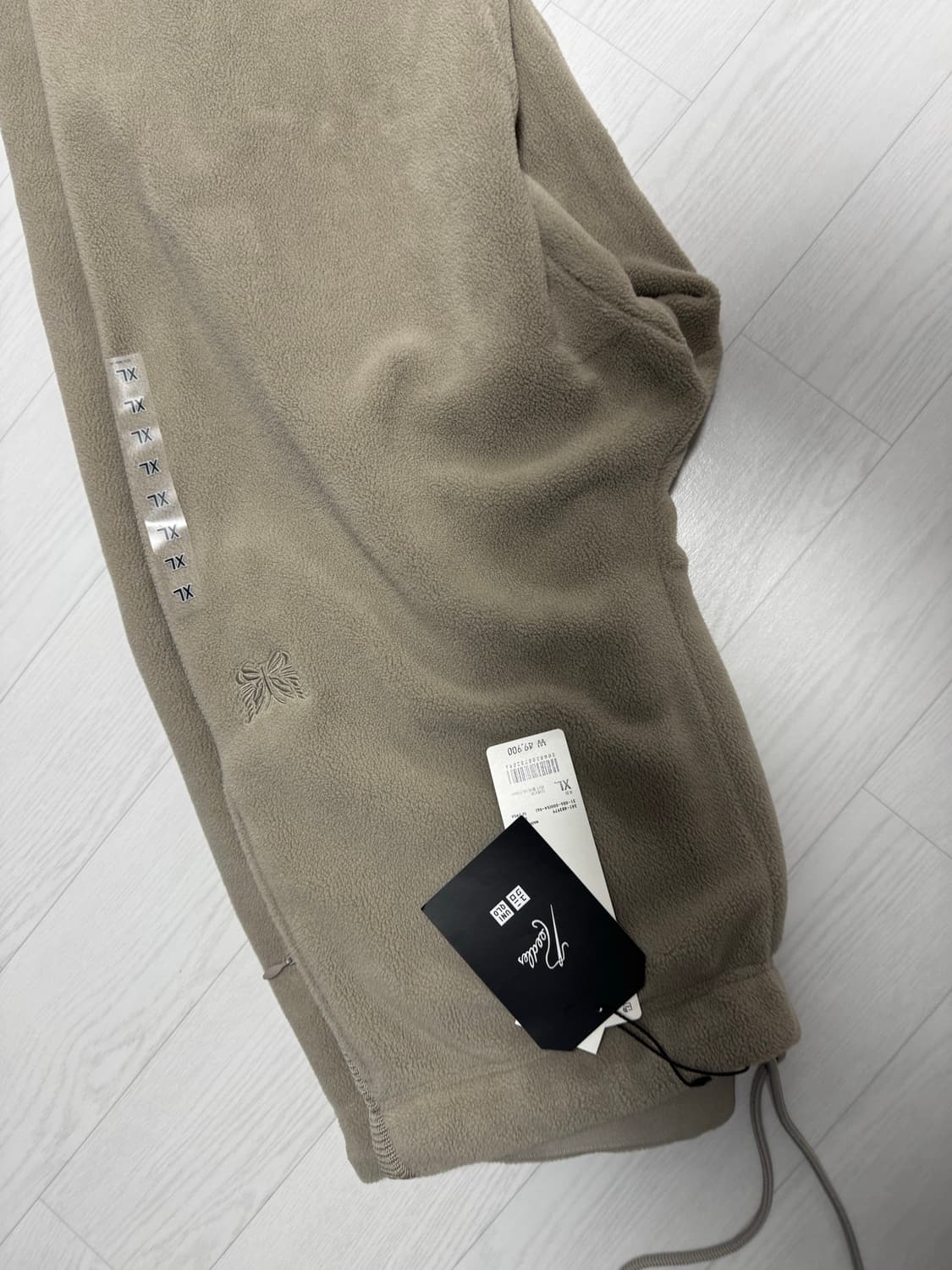 유니클로 니들스 플리스 트랙팬츠 베이지 XL 상품이미지1