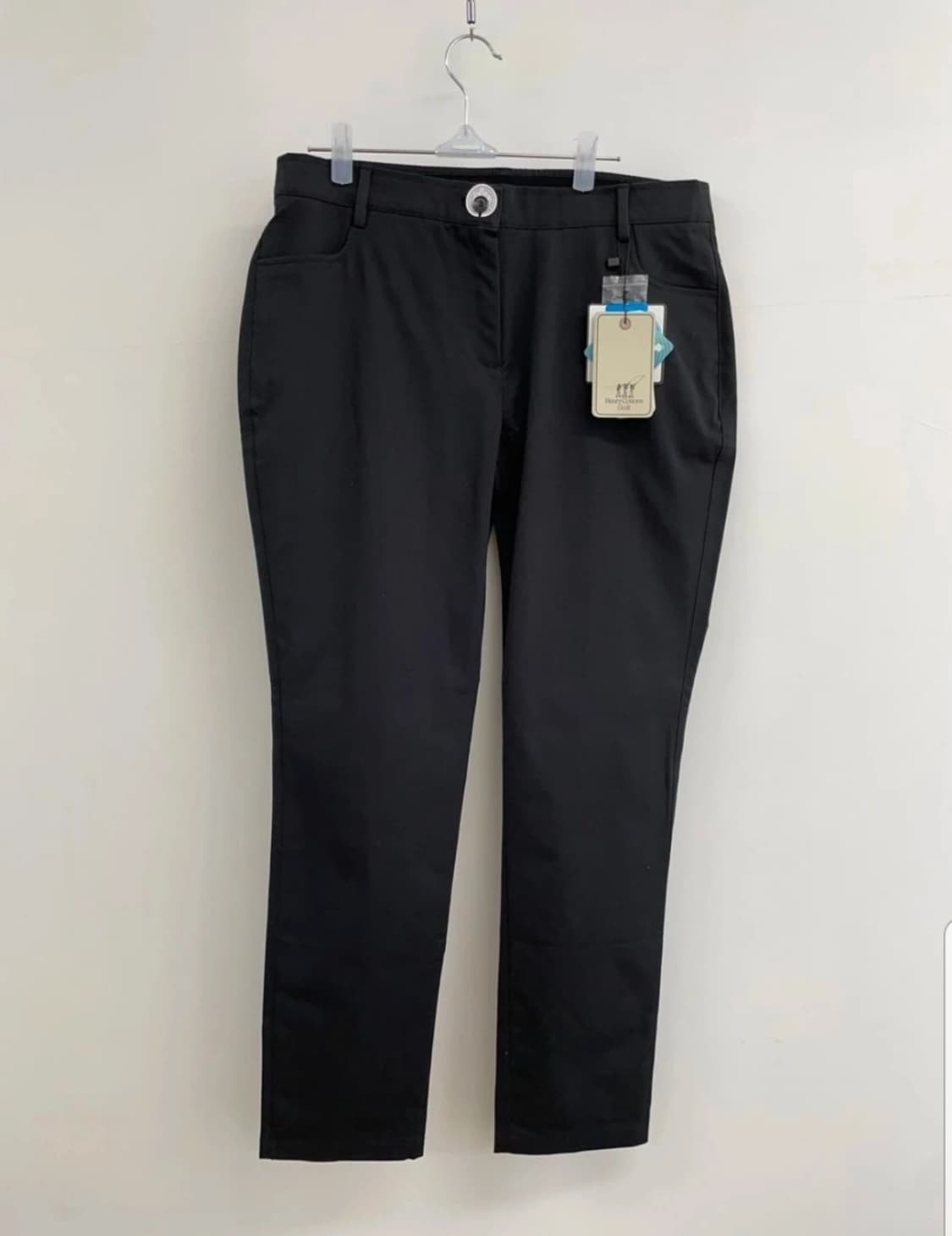 [새상품] 헨리코튼 골프 여성 블랙 슬랙스 (80사이즈) 상품이미지1