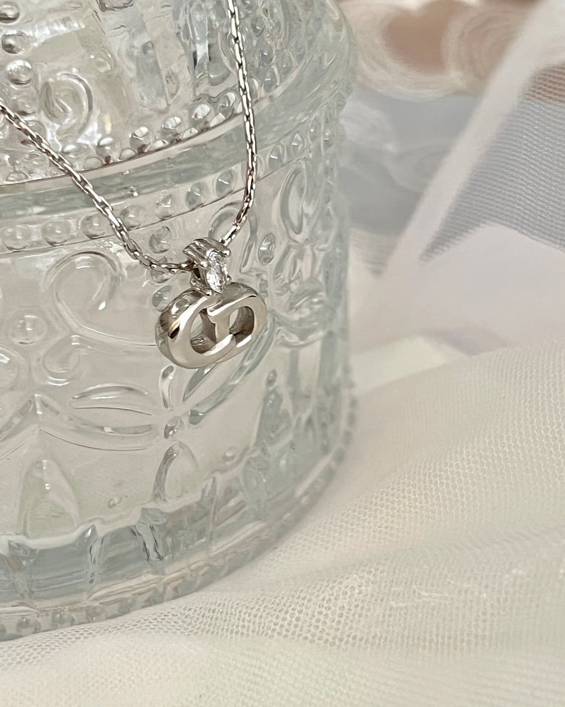 디올 CD 1 스톤 목걸이 / 정품감정. 케어 상품이미지2