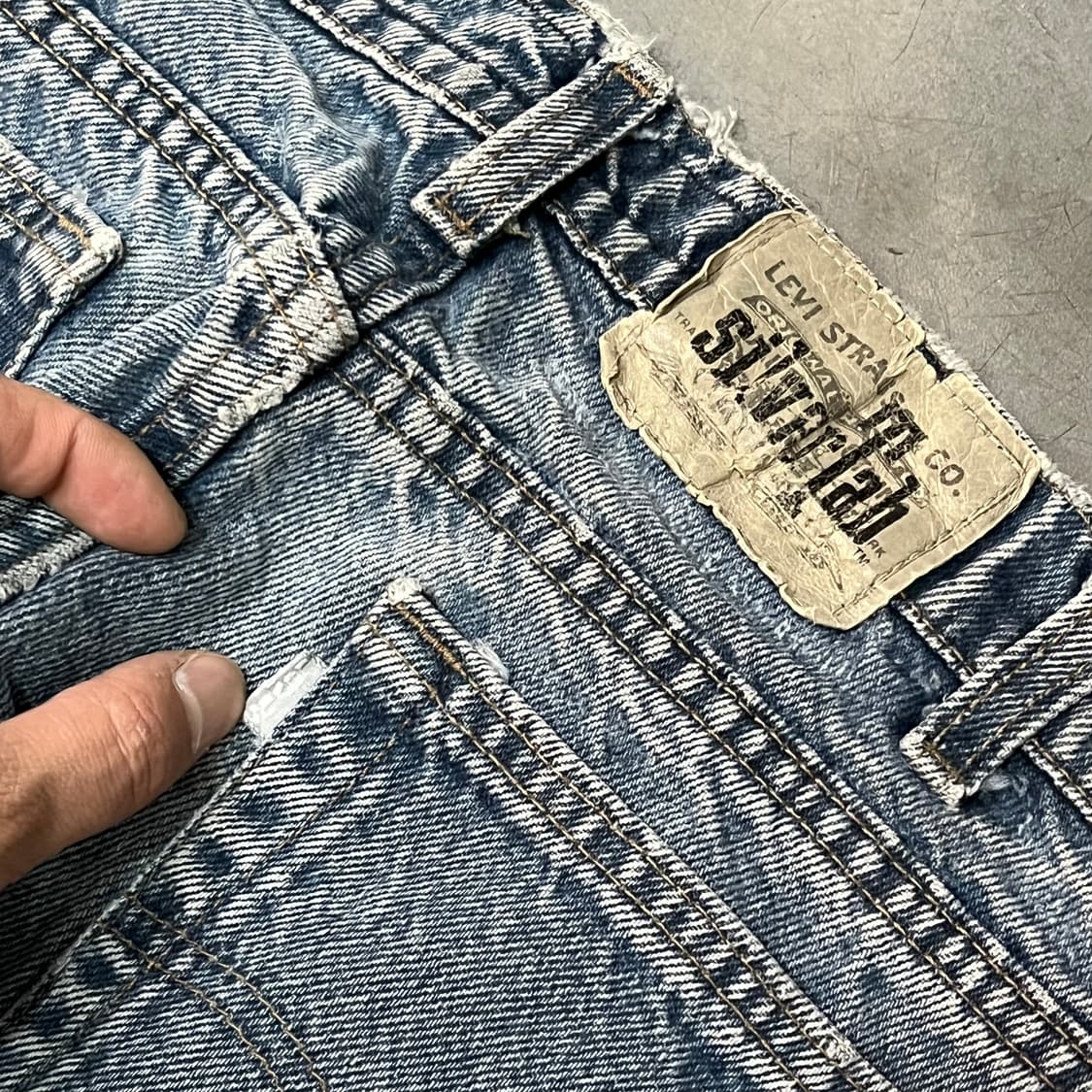  리바이스 실버탭 루즈핏 데님팬츠 y14422 상품이미지7