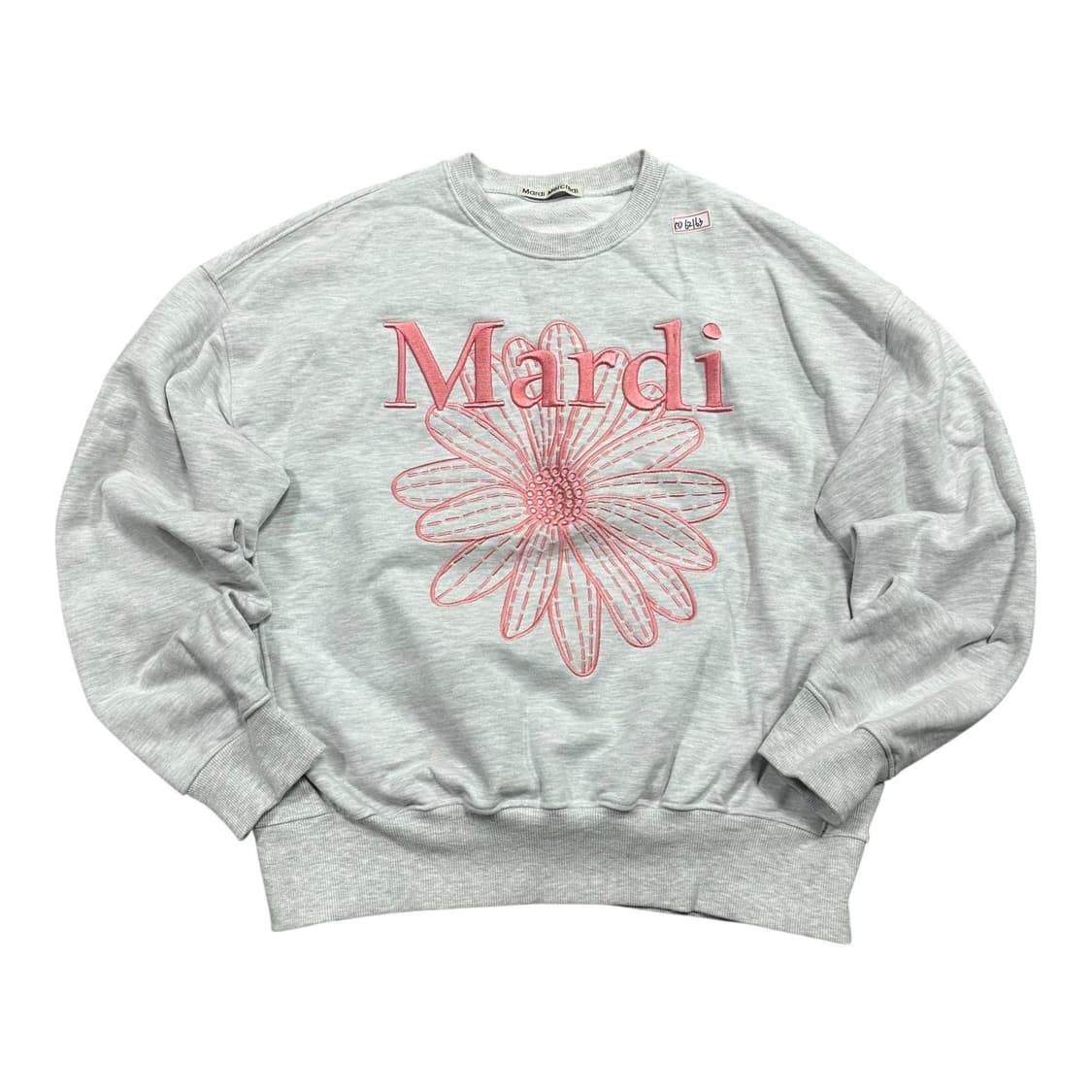 ✨ (바배) 마르디 메크르디 빅로고 그레이 맨투맨  상품이미지1