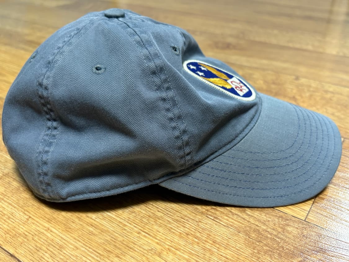 Rrl 가먼트 다이 트윌 볼 캡 블루 상품이미지5