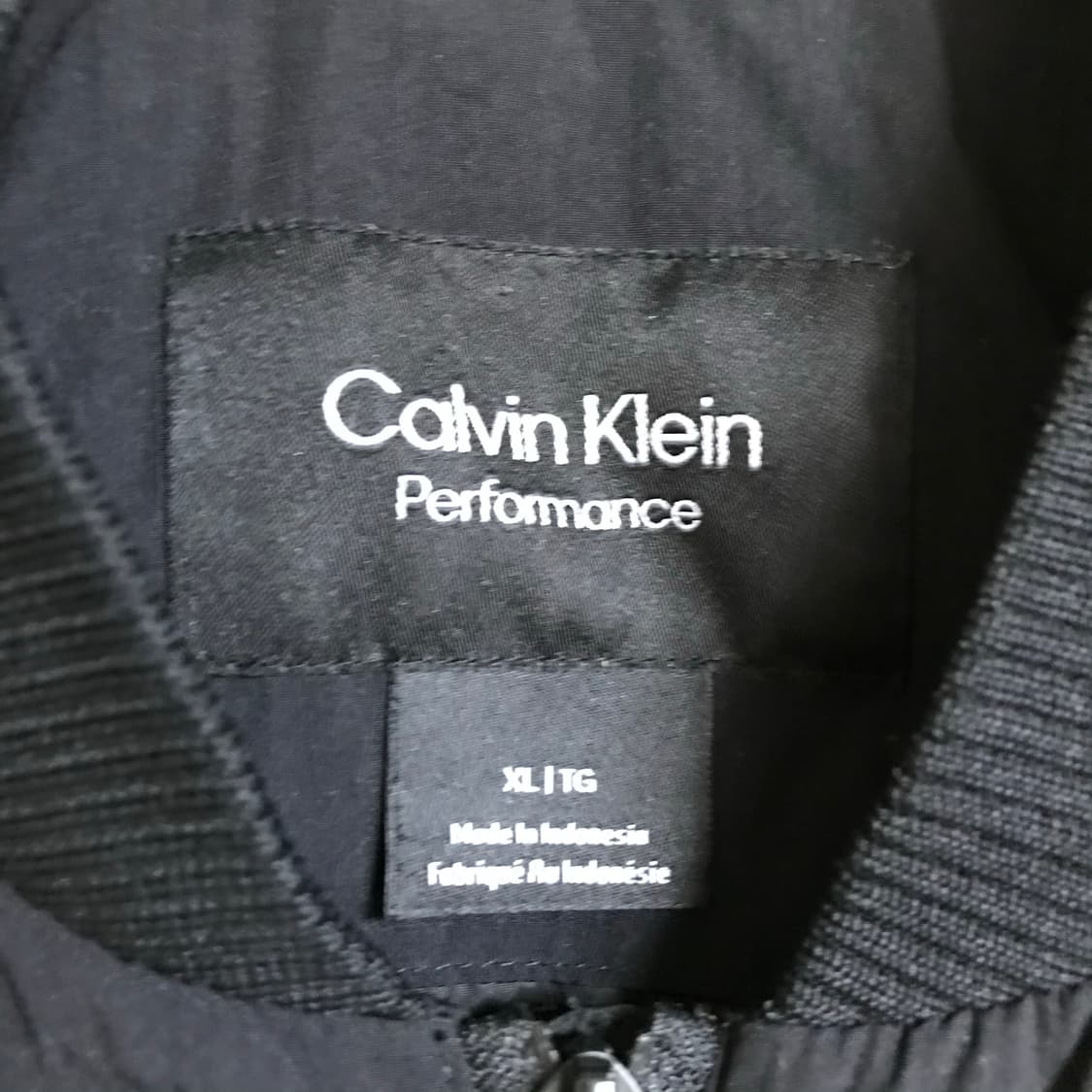 캘빈클라인 검정 반자켓점퍼 상품이미지3