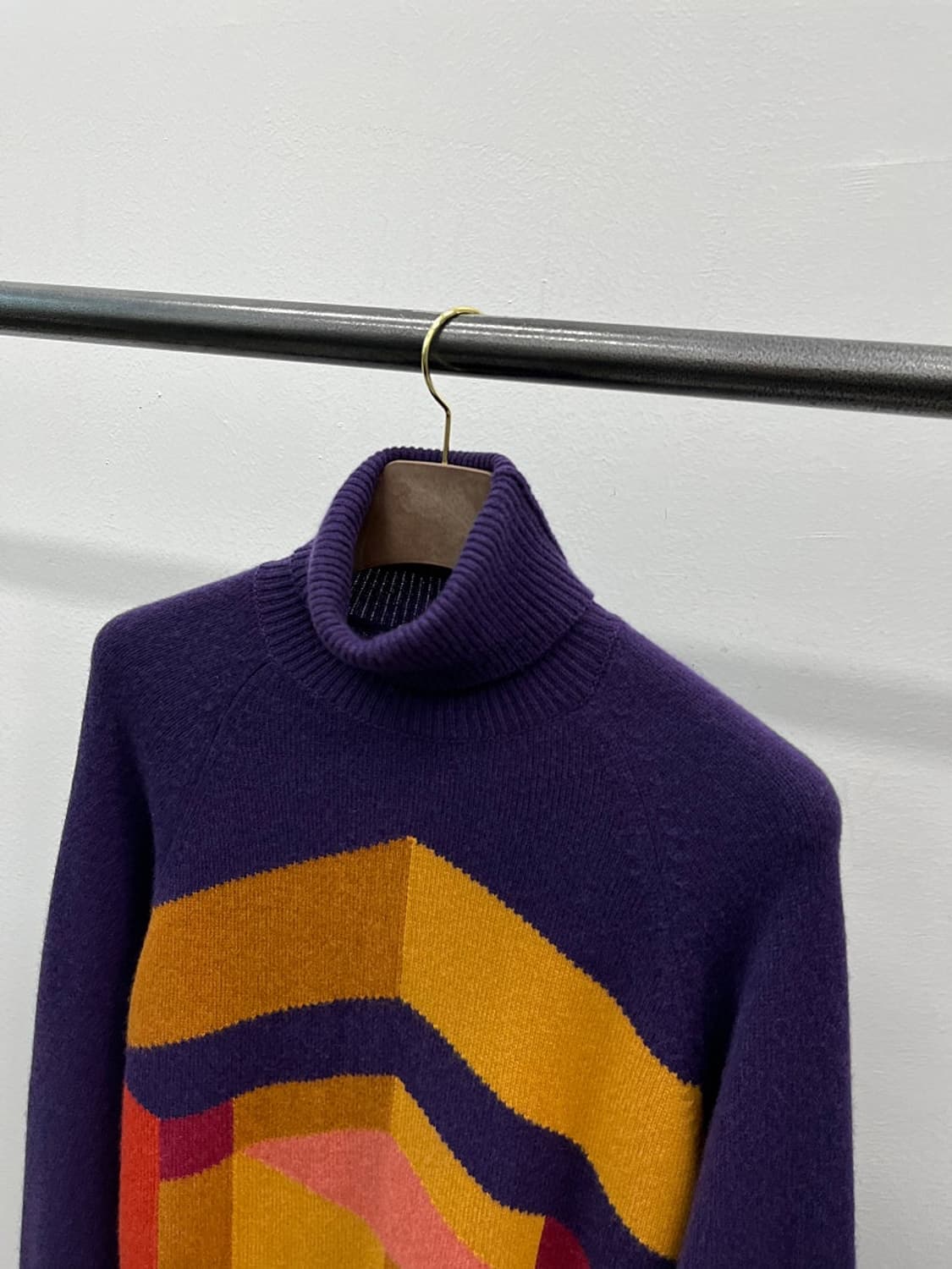 여) 보테가베네타 퍼플 캐시미어100% 니트  상품이미지3