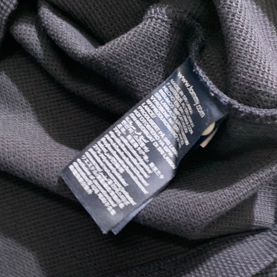 타미힐피거 네이비 와플 헨리넥 슬리브   상품이미지5