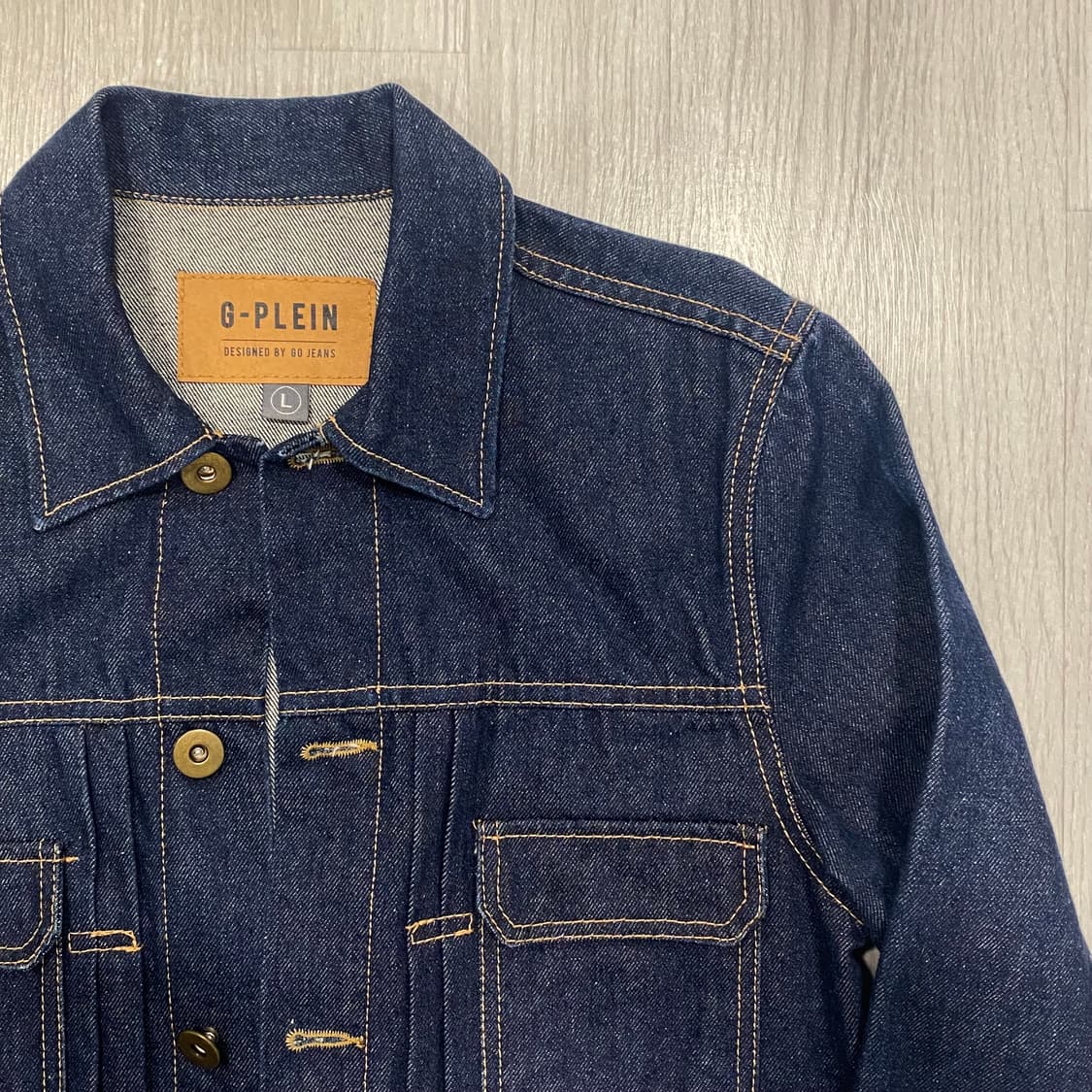 [빈티지] 데님 트러커 자켓 인디고 상품이미지2