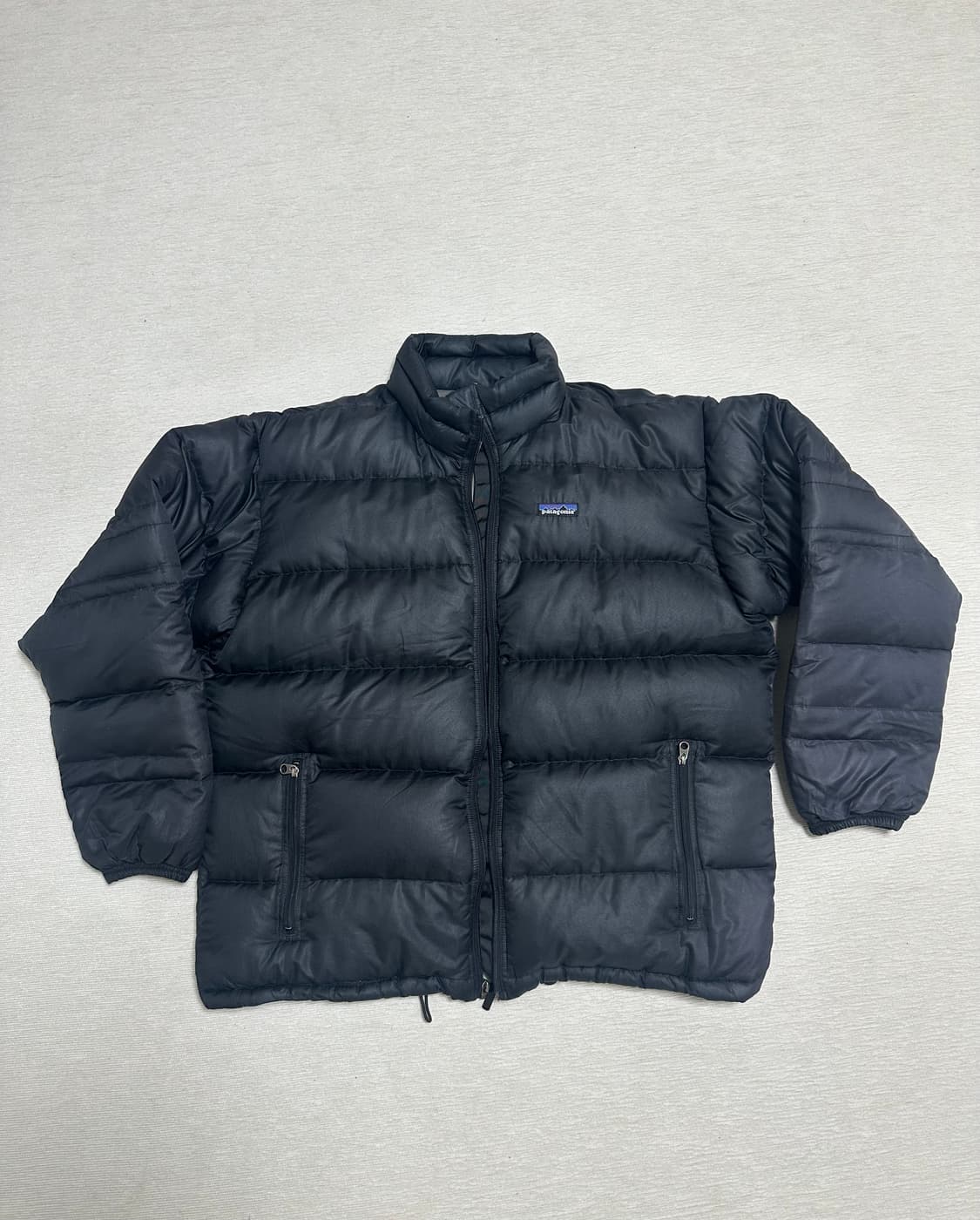 (L)00s 파타고니아 패딩 빈티지 패커블 다운 블랙 상품이미지3