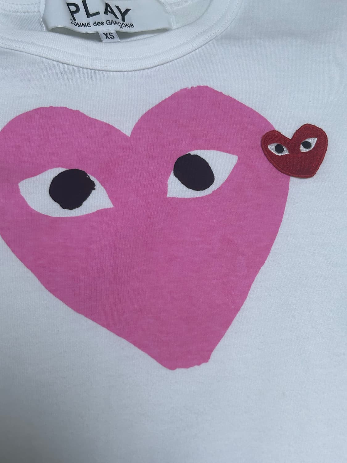 꼼데가르송 반팔 캔디하트/더블하트 상품이미지1