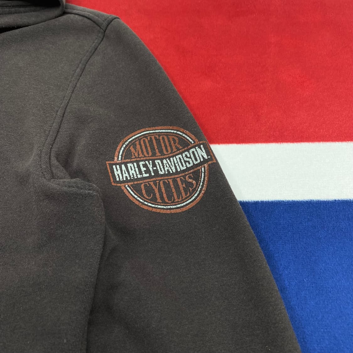  할리데이비슨 후드집업 실측 M -L  상품이미지4