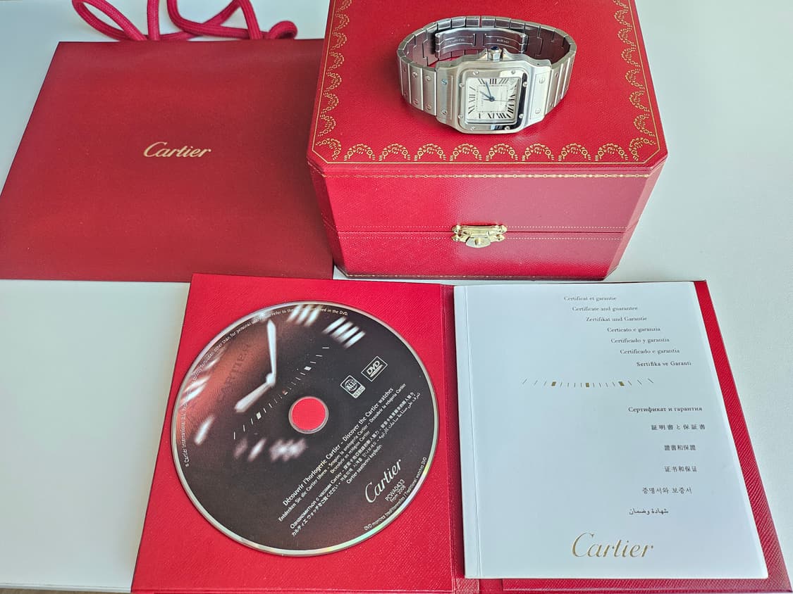까르띠에 산토스 갈베 XL 스틸 오토매틱 상품이미지6