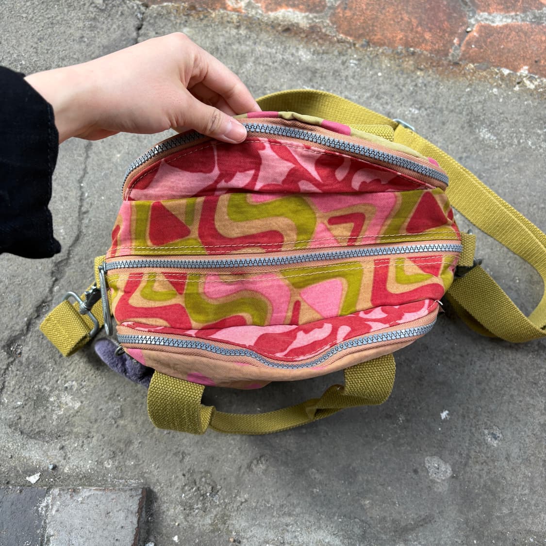 Kipling 키플링 도트 땡땡이 크로스백 가방 상품이미지5