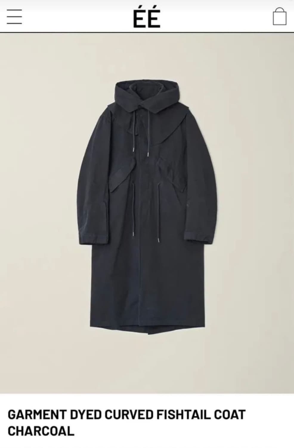 누마레 ee 피쉬테일 코트 상품이미지1