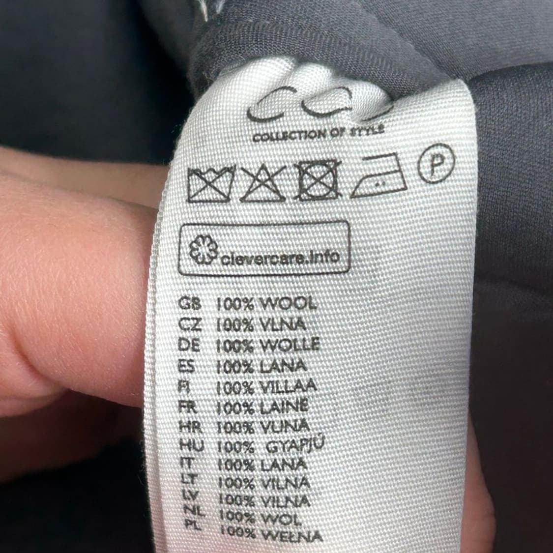 COS 그레이 울 집업코트 32 상품이미지5