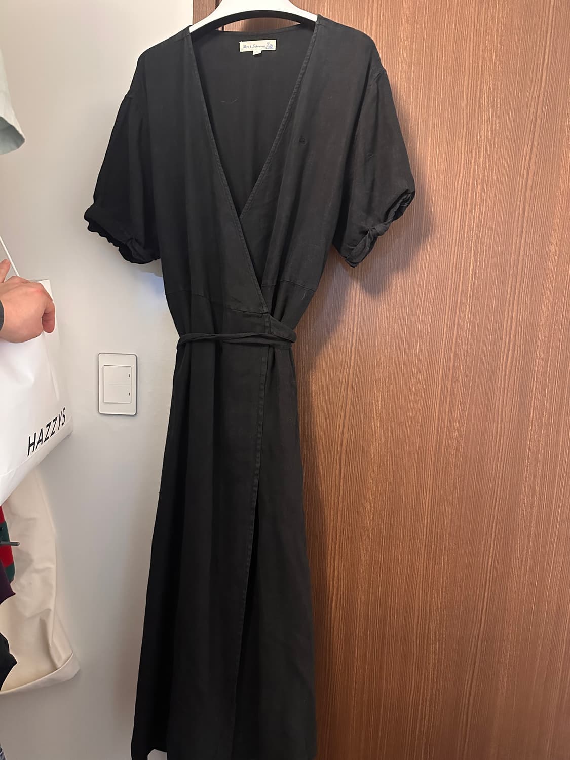 메르츠비슈바넨 블랙 린넨 원피스 상품이미지1