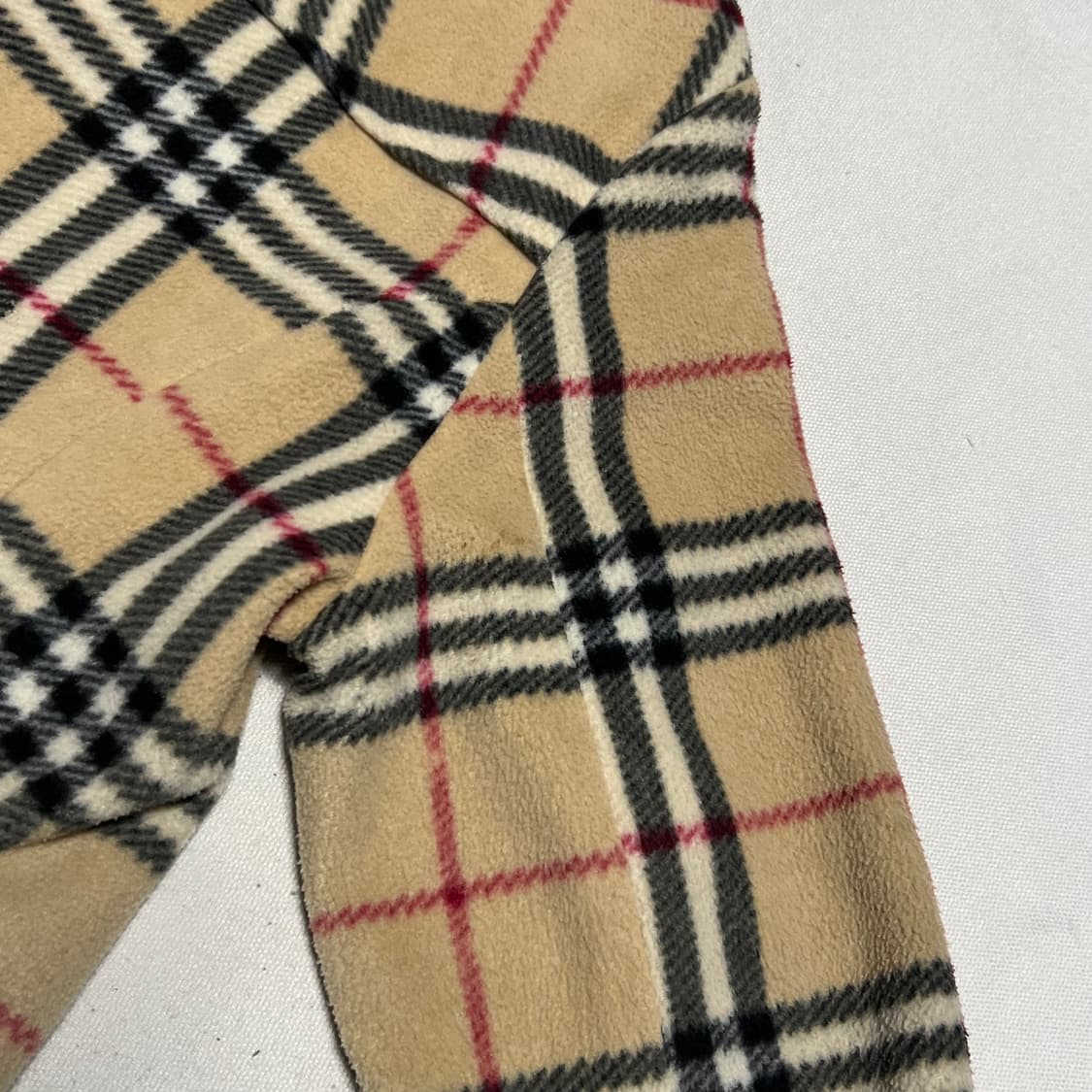 XL 버버리 노바체크 여성용 울 후드 떡볶이 코트 상품이미지7