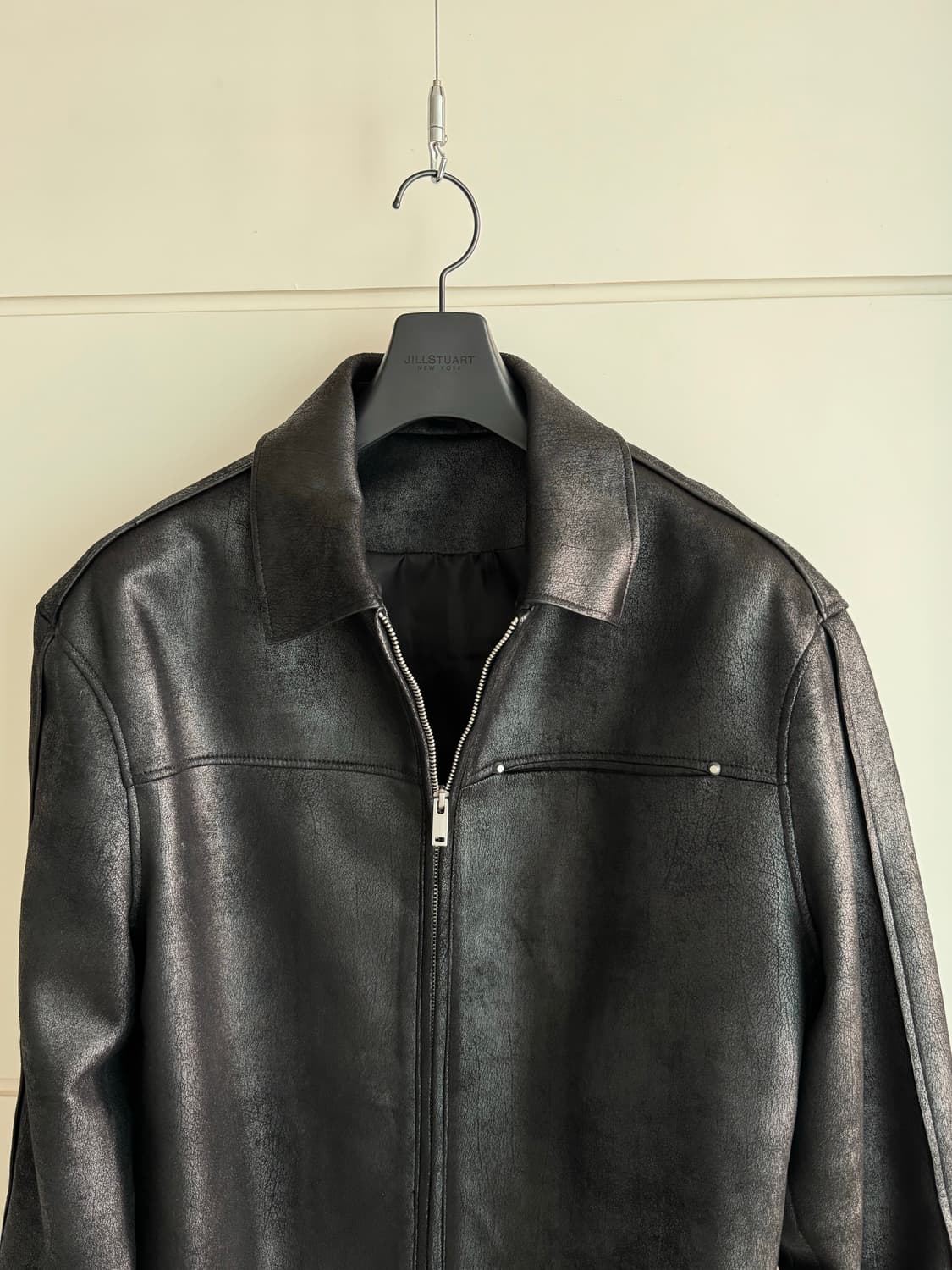 자라(Zara) 가죽자켓 40사이즈 (블랙) 상품이미지2