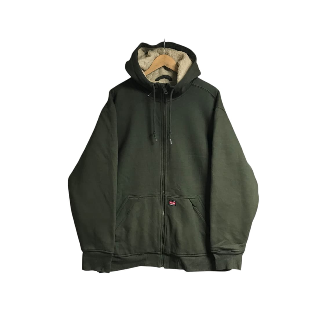 랭글러 써멀 카키 후드집업 자켓점퍼 상품이미지2