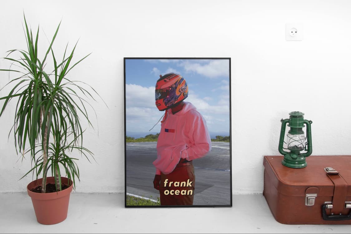 프랭크오션 액자 Frank Ocean 포스터 자취방 인테리어 5070cm 상품이미지1