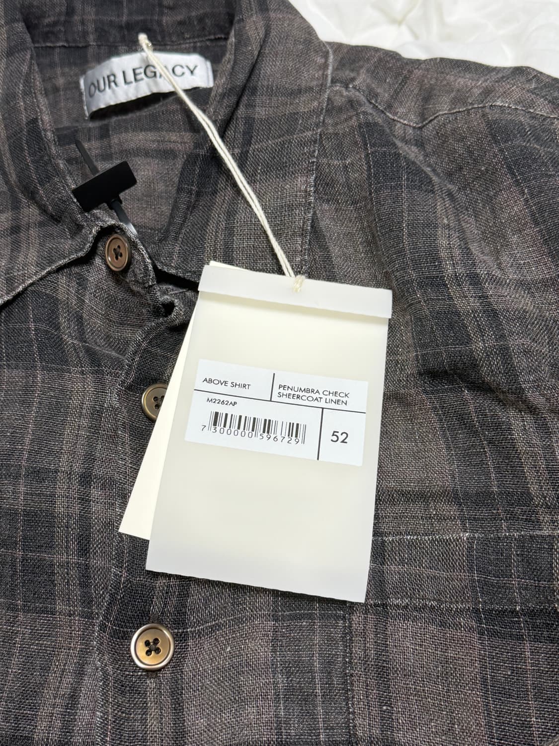 [52] 아워레가시 퍼넘브라 어보브 체크 셔츠 상품이미지5