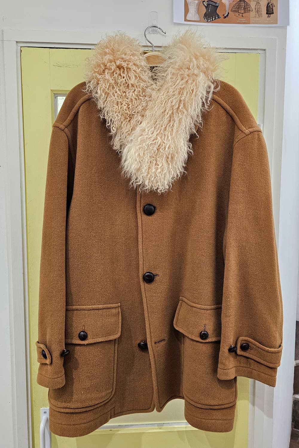 Japan 아이보리 양털 머플러 상품이미지1