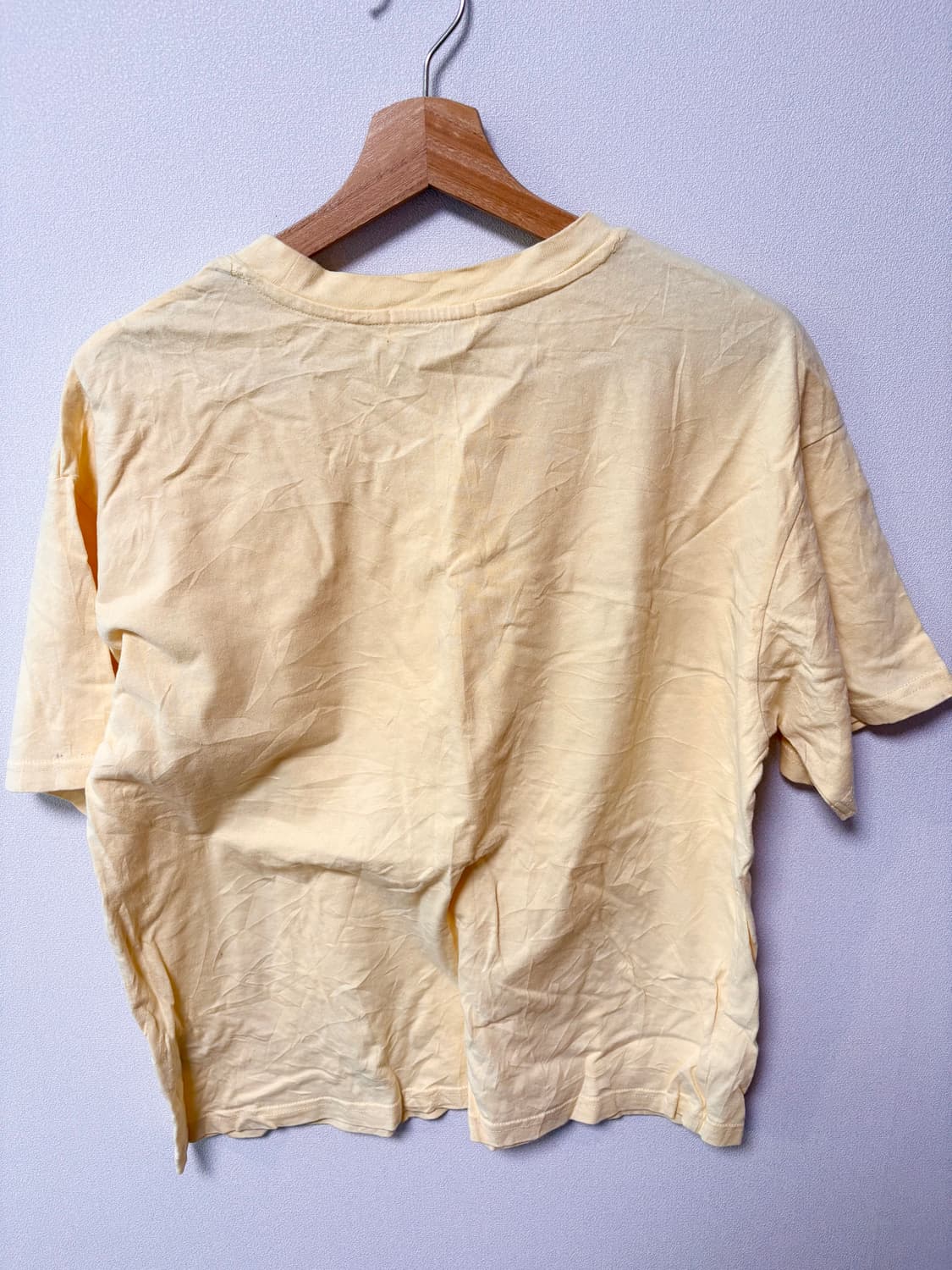 치이카와 정품 반팔 티셔츠 모리걸 노란색 일본 빈티지 상품이미지2