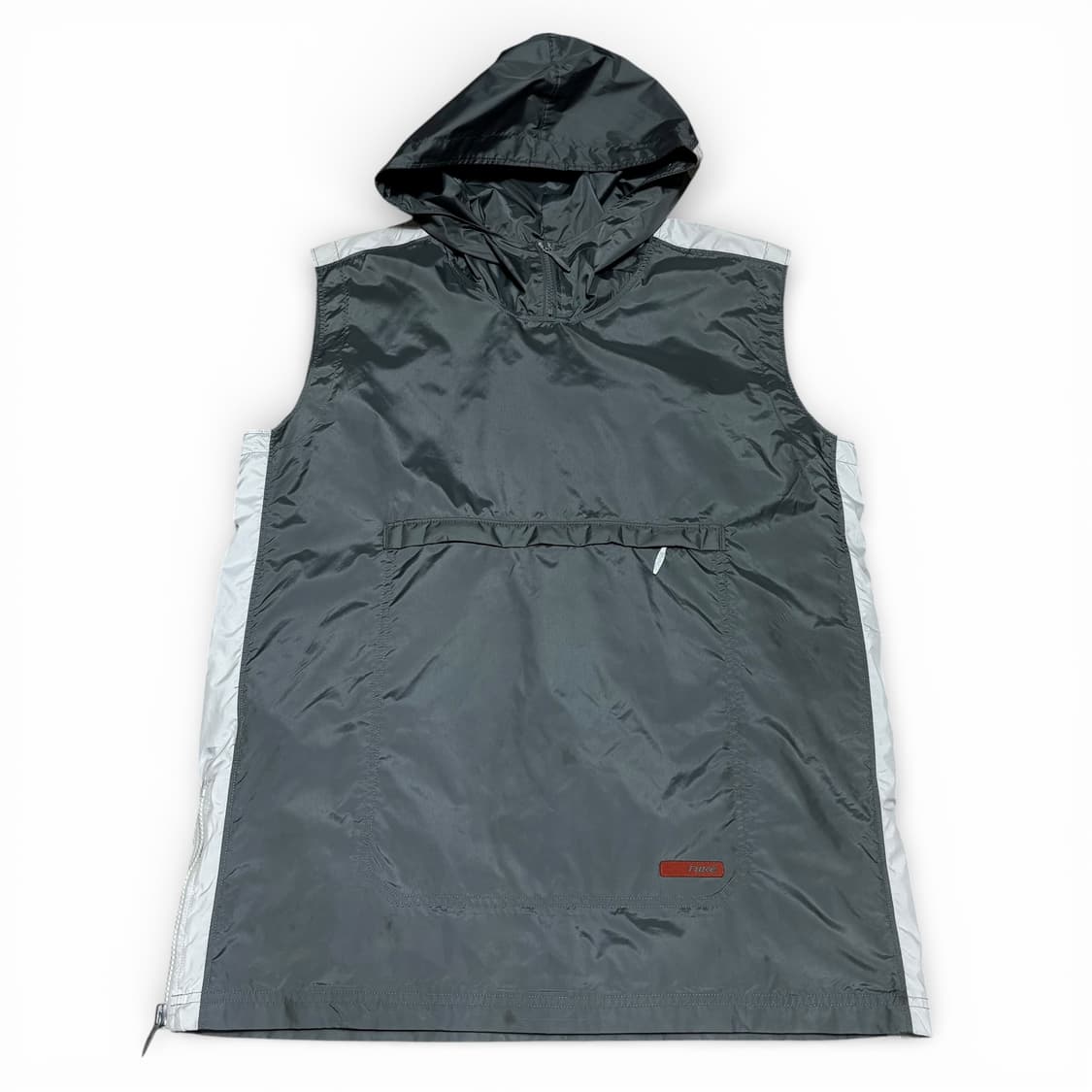 M-L 나이키 90s 그레이 아노락 반집업 바람막이 조끼 상품이미지1