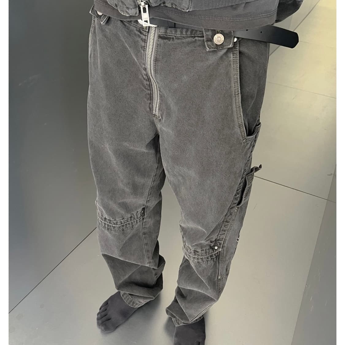 플라스틱프로덕트 H-ZIP POCKET PANTS (ASPHALT) 상품이미지2
