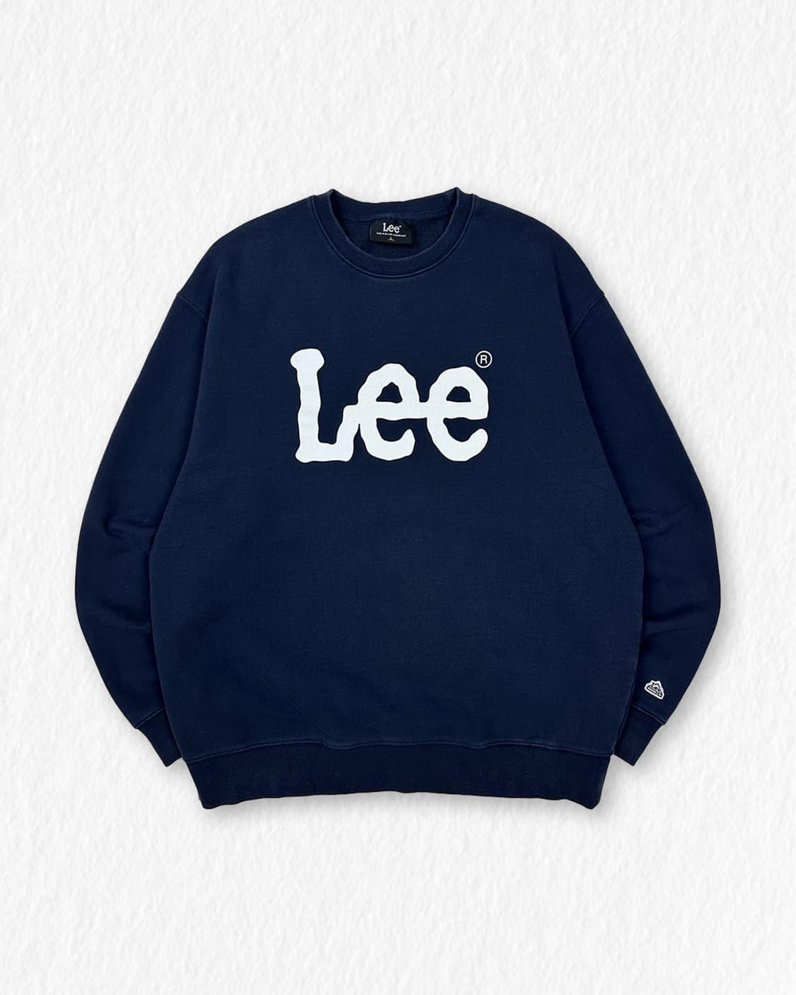 LEE 맨투맨 네이비 상품이미지1