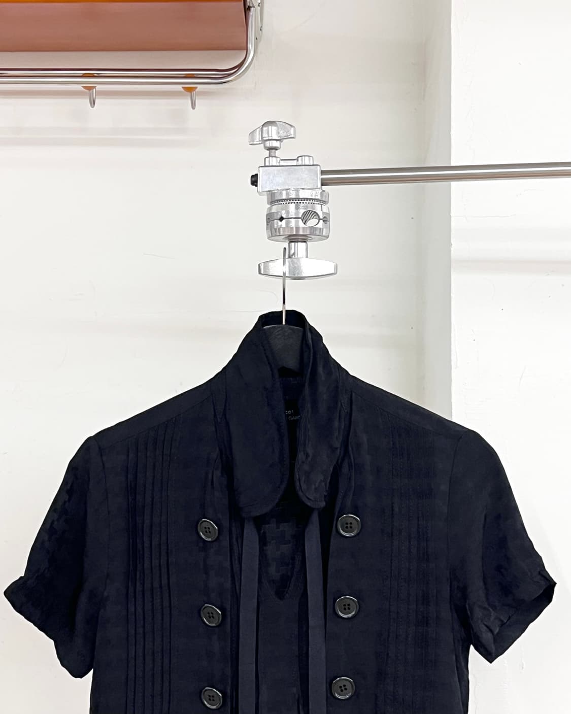 꼼데가르송 블랙 더블 브레스트 버튼 블라우스 상품이미지2