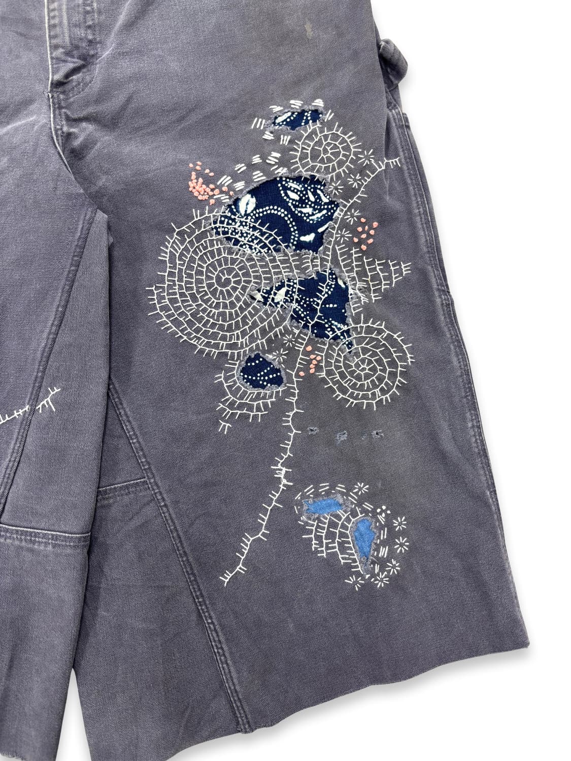 Carhartt Boro Sashiko Distressed Shorts 상품이미지3