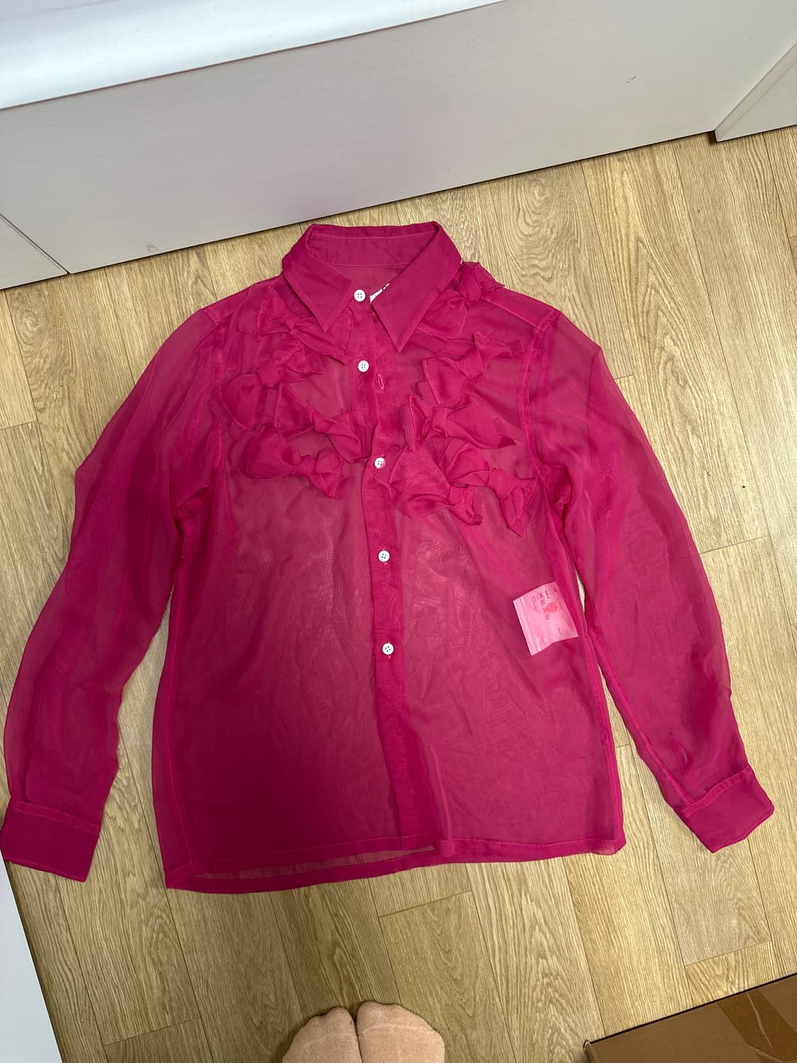 꼼데가르송 리본셔츠 상품이미지4