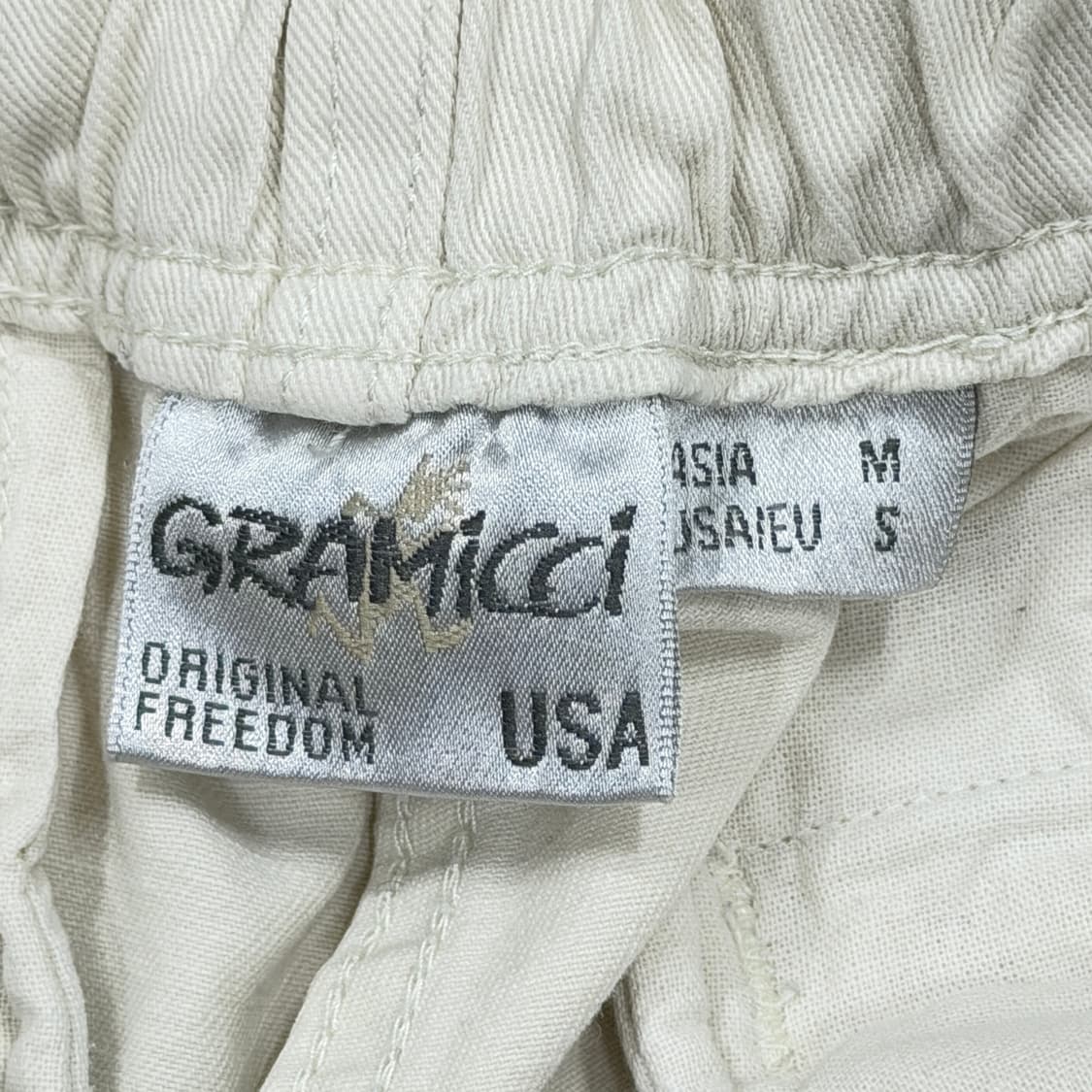 그라미치 루즈 테이퍼드 팬츠 바지 내츄럴 M 상품이미지5