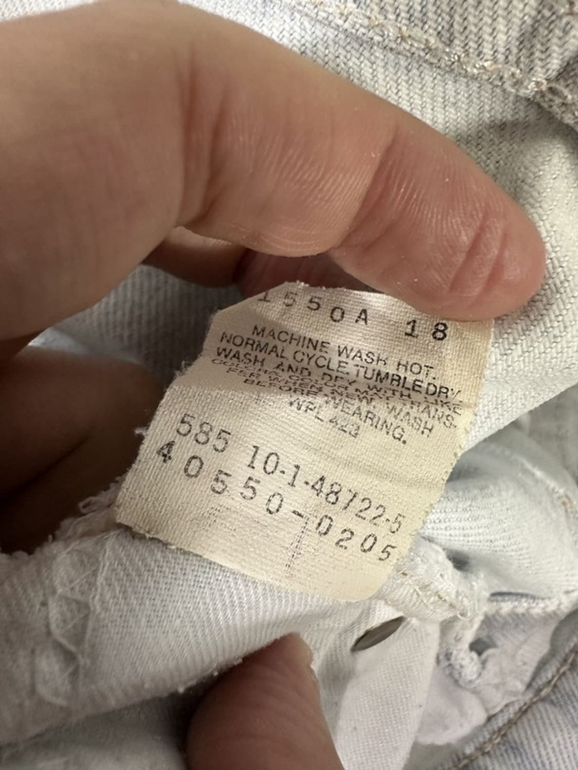 [W34L34] LEVI'S 리바이스550 90s USA 빈티지오렌지탭 상품이미지7