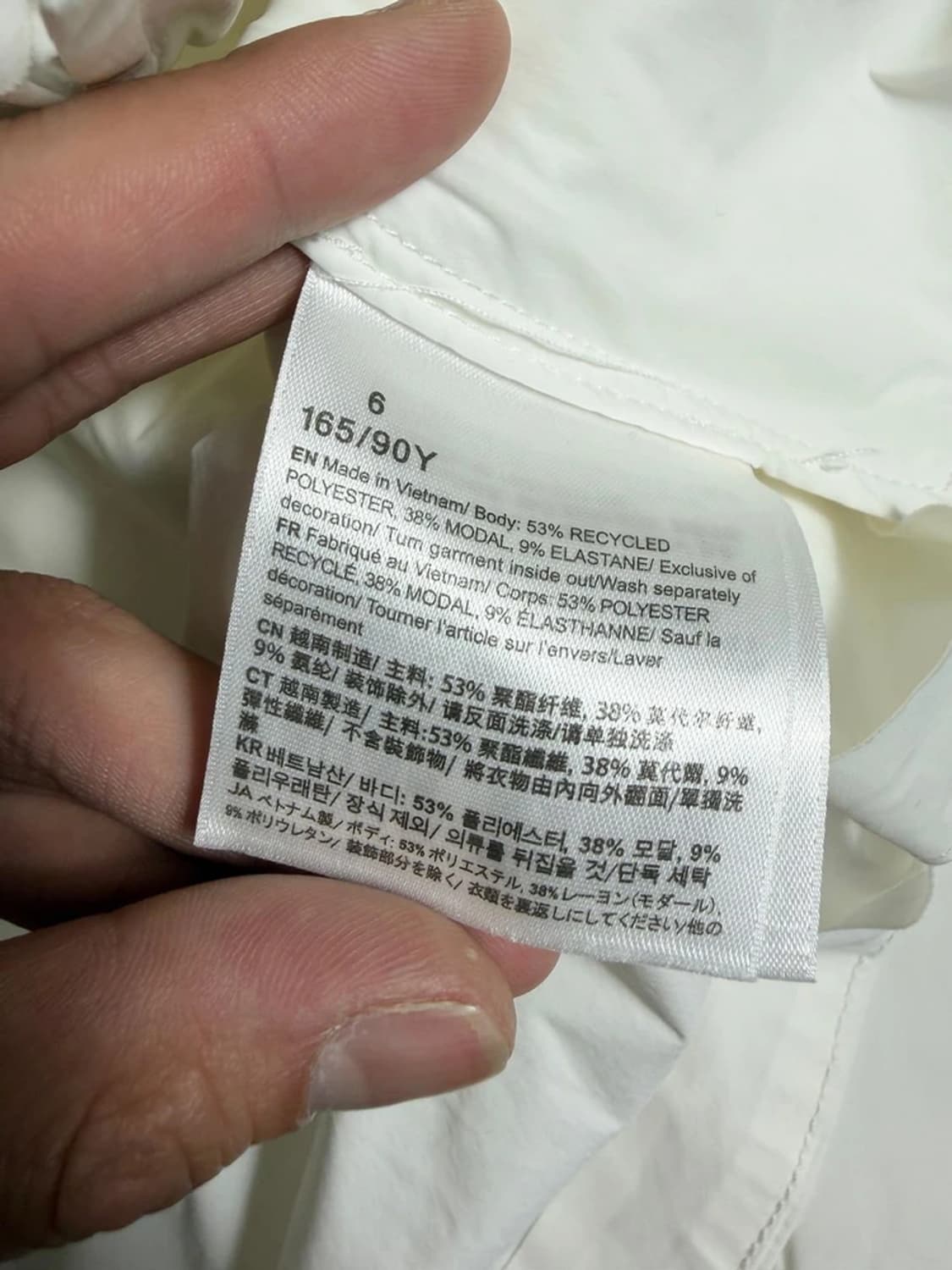 룰루레몬 Lululemon 화이트 러닝 바람막이 후드 자켓 R2038 상품이미지7