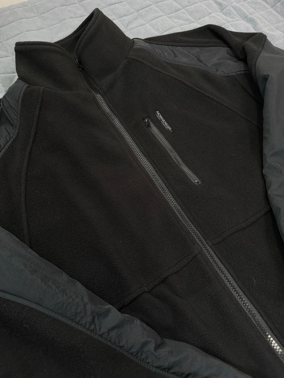 노매뉴얼 플리스 후리스 - 블랙 XL 상품이미지5